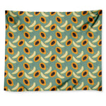 Papaya And Melon Pattern Print Tapestry