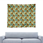 Papaya And Melon Pattern Print Tapestry