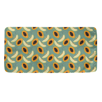 Papaya And Melon Pattern Print Towel