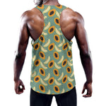 Papaya And Melon Pattern Print Training Tank Top