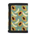 Papaya And Melon Pattern Print Trifold Wallet