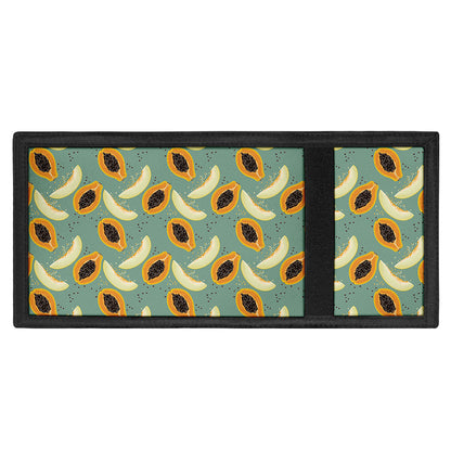 Papaya And Melon Pattern Print Trifold Wallet
