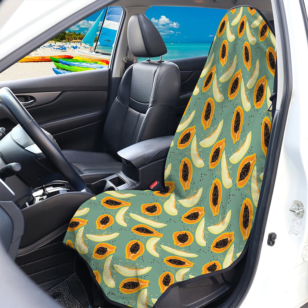Papaya And Melon Pattern Print Waterproof Car Seat Cover