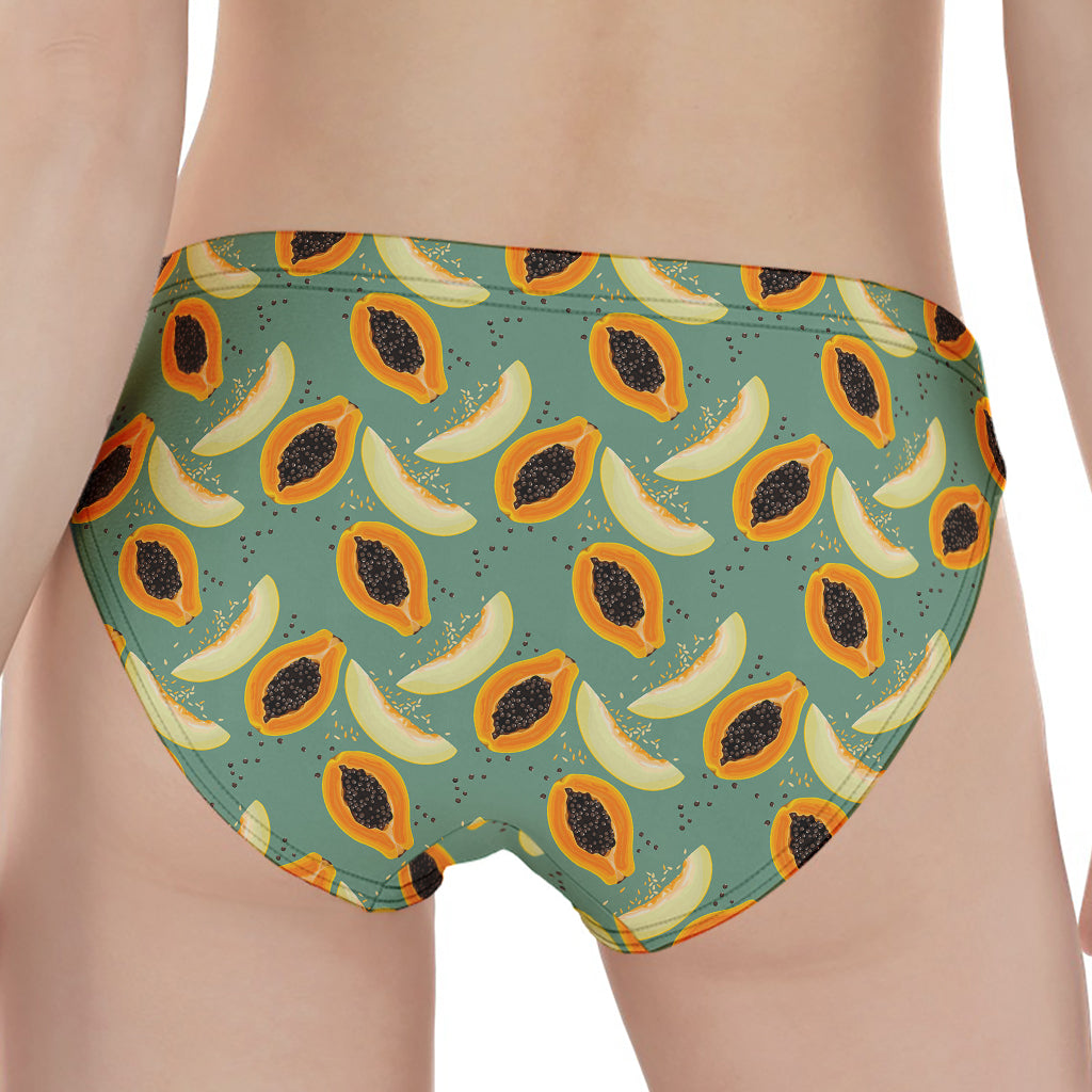 Papaya And Melon Pattern Print Women's Panties