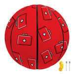 Paramedic First Aid Kit Pattern Print Basketball