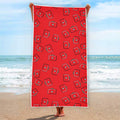 Paramedic First Aid Kit Pattern Print Beach Towel