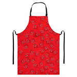 Paramedic First Aid Kit Pattern Print Bib Apron With Pocket