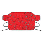 Paramedic First Aid Kit Pattern Print Car Windshield Snow Cover