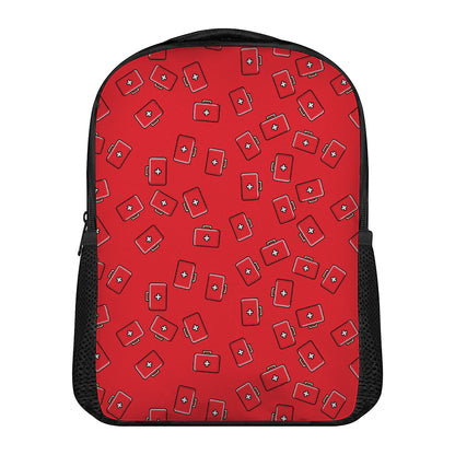 Paramedic First Aid Kit Pattern Print Casual Backpack