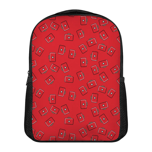 Paramedic First Aid Kit Pattern Print Casual Backpack