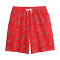 Paramedic First Aid Kit Pattern Print Cotton Shorts