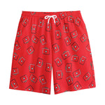 Paramedic First Aid Kit Pattern Print Cotton Shorts
