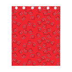 Paramedic First Aid Kit Pattern Print Curtain
