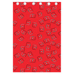 Paramedic First Aid Kit Pattern Print Curtain