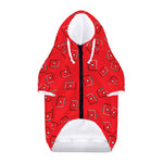Paramedic First Aid Kit Pattern Print Dog Zip Up Hoodie