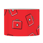 Paramedic First Aid Kit Pattern Print Drum Lamp Shade