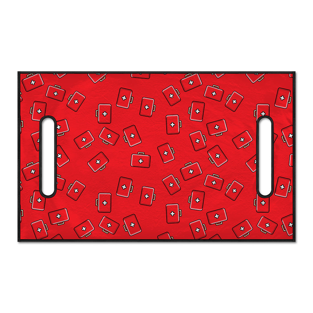 Paramedic First Aid Kit Pattern Print Golf Cart Seat Cover