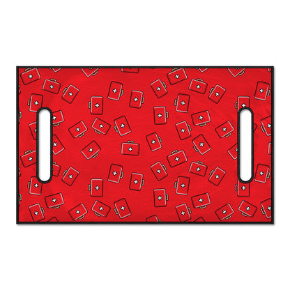 Paramedic First Aid Kit Pattern Print Golf Cart Seat Cover