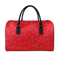 Paramedic First Aid Kit Pattern Print Leather Duffel Bag