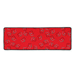 Paramedic First Aid Kit Pattern Print Long Kitchen Mat