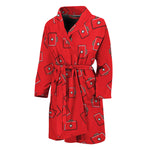 Paramedic First Aid Kit Pattern Print Men's Bathrobe