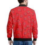 Paramedic First Aid Kit Pattern Print Men's Bomber Jacket