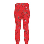 Paramedic First Aid Kit Pattern Print Men's leggings