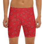 Paramedic First Aid Kit Pattern Print Men's Long Boxer Briefs