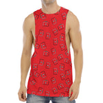 Paramedic First Aid Kit Pattern Print Men's Muscle Tank Top