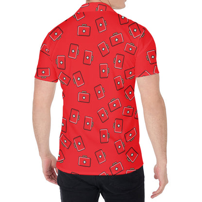 Paramedic First Aid Kit Pattern Print Men's Shirt