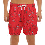 Paramedic First Aid Kit Pattern Print Men's Split Running Shorts