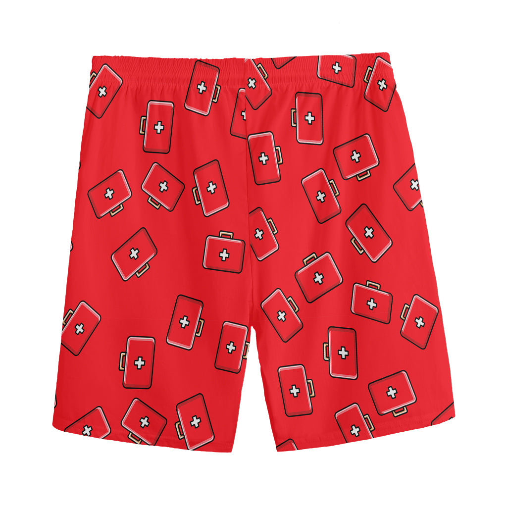 Paramedic First Aid Kit Pattern Print Men's Sports Shorts