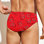 Paramedic First Aid Kit Pattern Print Men's Swim Briefs