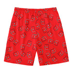 Paramedic First Aid Kit Pattern Print Men's Swim Trunks