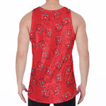 Paramedic First Aid Kit Pattern Print Men's Velvet Tank Top