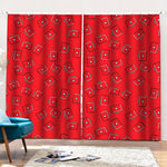 Paramedic First Aid Kit Pattern Print Pencil Pleat Curtains