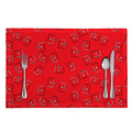 Paramedic First Aid Kit Pattern Print Placemat