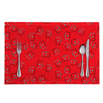 Paramedic First Aid Kit Pattern Print Placemat