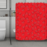 Paramedic First Aid Kit Pattern Print Polyester Shower Curtain