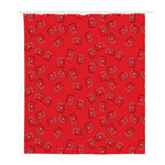 Paramedic First Aid Kit Pattern Print Polyester Shower Curtain