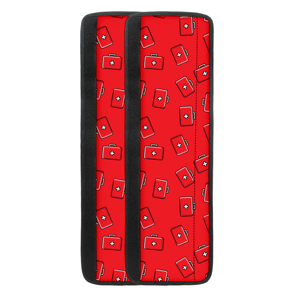 Paramedic First Aid Kit Pattern Print Refrigerator Handle Covers