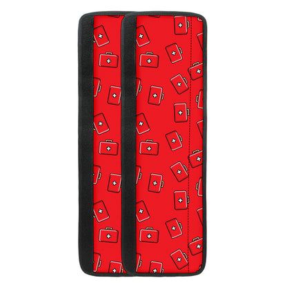 Paramedic First Aid Kit Pattern Print Refrigerator Handle Covers