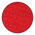 Paramedic First Aid Kit Pattern Print Round Floor Mat