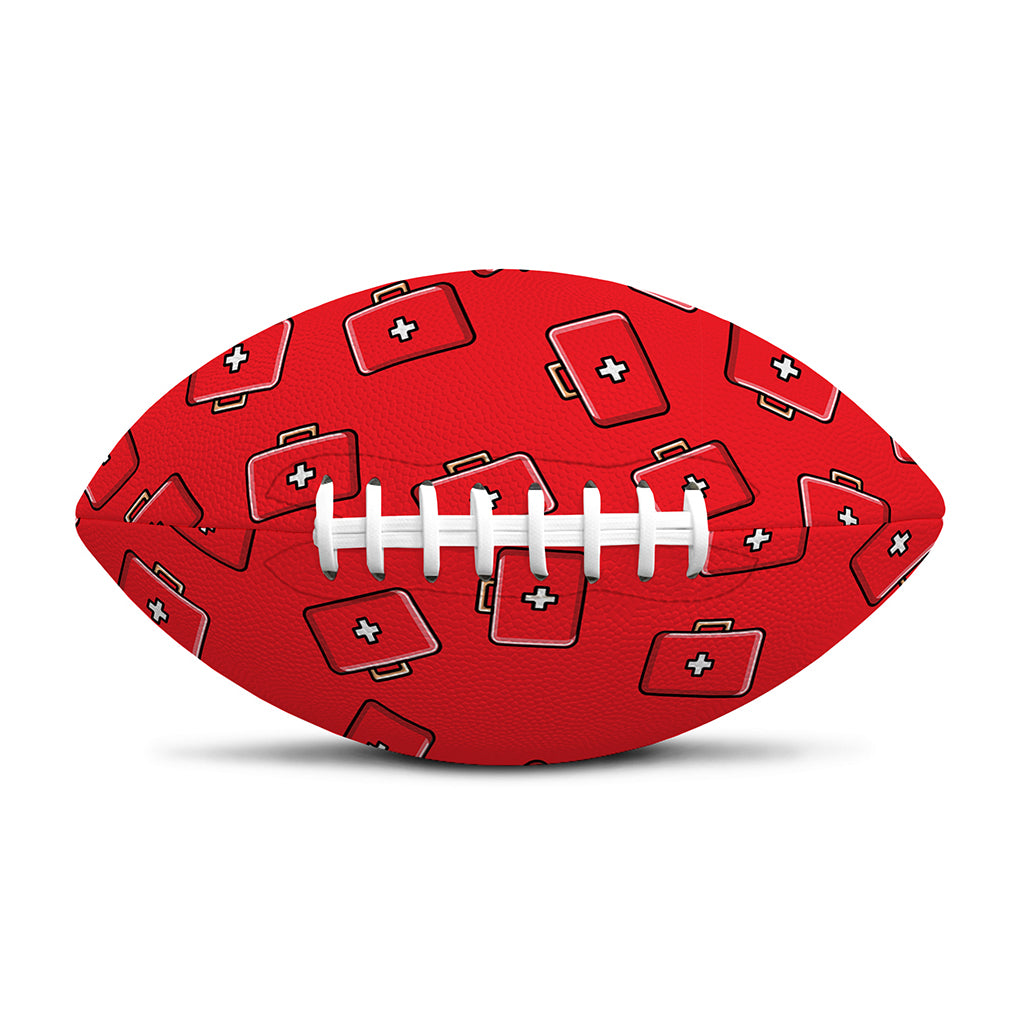 Paramedic First Aid Kit Pattern Print Rugby Ball