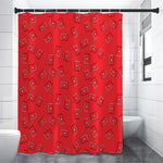 Paramedic First Aid Kit Pattern Print Shower Curtain