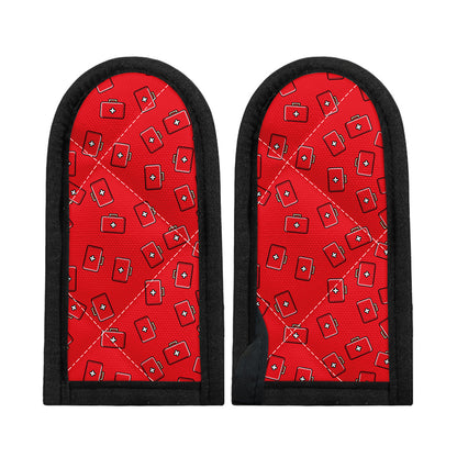 Paramedic First Aid Kit Pattern Print Skillet Handle Cover