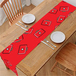 Paramedic First Aid Kit Pattern Print Table Runner