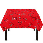 Paramedic First Aid Kit Pattern Print Tablecloth