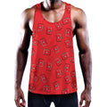 Paramedic First Aid Kit Pattern Print Men's Workout Tank Top