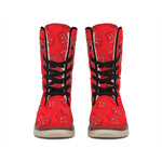 Paramedic First Aid Kit Pattern Print Winter Boots